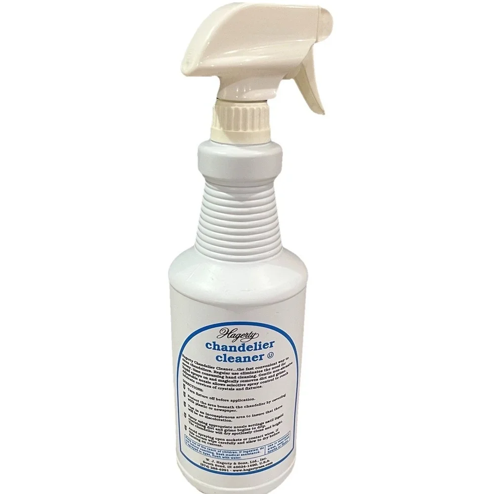 Hagerty No-Wipe Chandelier‎ Cleaner Spray - 25 ft, Made in USA, Kosher